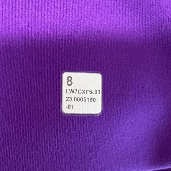 NWOTs Lululemon WunderTrain Mesh Panel 6 inch Short in Atomic Purple size 8 - Picture 8 of 13